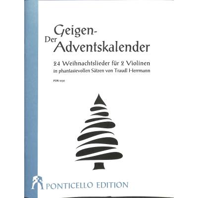 9790502080303 - Der Geigen Adventskalender