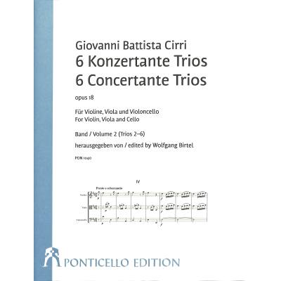 9790502080402 - 6 Konzertante Trios op 18 2