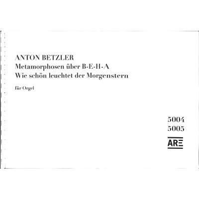 9790502120085 - Metamorphosen über B E H A | Wie schön leuchtet der Morgenstern
