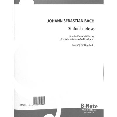 9790502180614 - Sinfonia arioso aus Kantate BWV 156