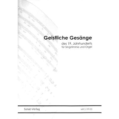 9790502354794 - Geistliche Gesänge des 19 Jahrhunderts