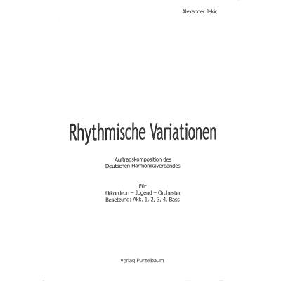 9790502460952 - Rhythmische Variationen