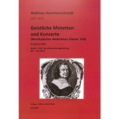 9790502481605 - Geistliche Motetten und Konzerte 1