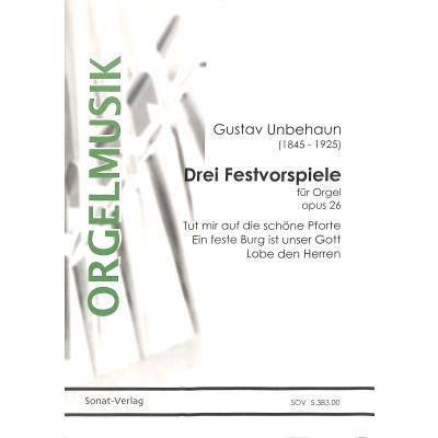 9790502540883 - 3 Festvorspiele op 26