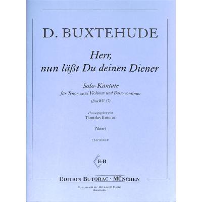 9790502900861 - Herr nun lässt du deinen Diener BUXWV 37