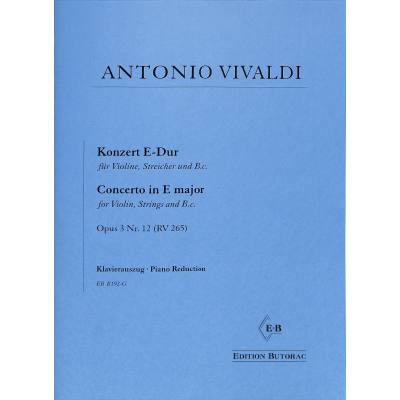 9790502901059 - Concerto E-Dur op 3 12 RV 265