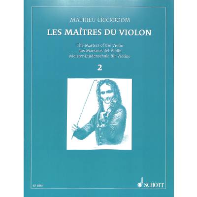 9790543500594 - Les maitres du violon 2 | Meister Etüdenschule 2