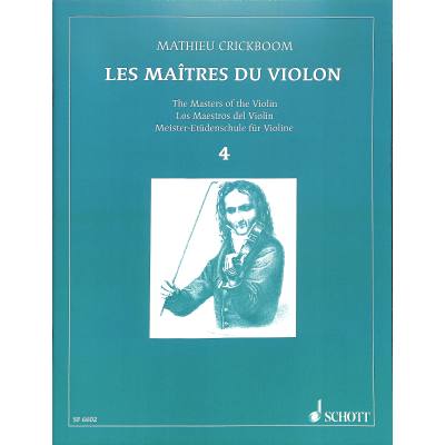 9790543500617 - Les maitres du violon 4 | Meister Etüdenschule 4