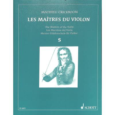 9790543500624 - Les maitres du violon 5 | Meister Etüdenschule 5