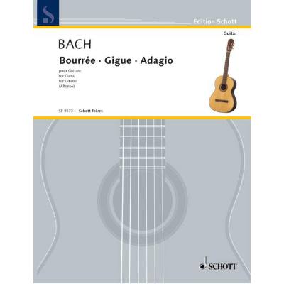 9790543502352 - BOURREE A-DUR   GIGUE A-MOLL   ADAGIO A-MOLL