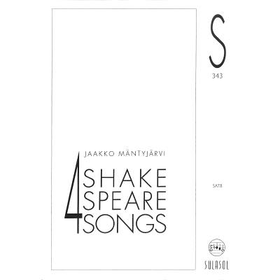 9790550050112 - 4 Shakespeare songs