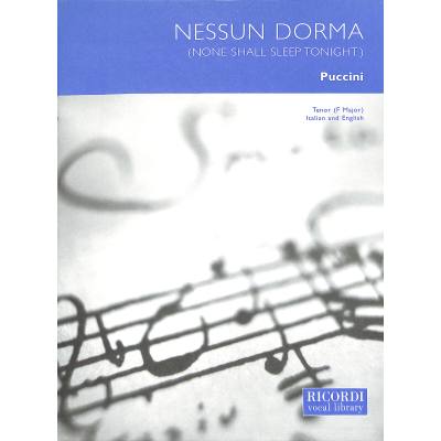 9790570020270 - Nessun dorma (Turandot) F-Dur