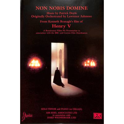 9790570054664 - Non nobis domine (Soundtrack Henry 5)