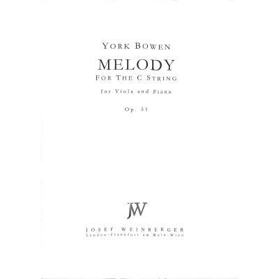 9790570056453 - Melody for the C string of the viola op 51