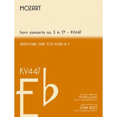 9790570240326 - Konzert 3 Es-Dur KV 447