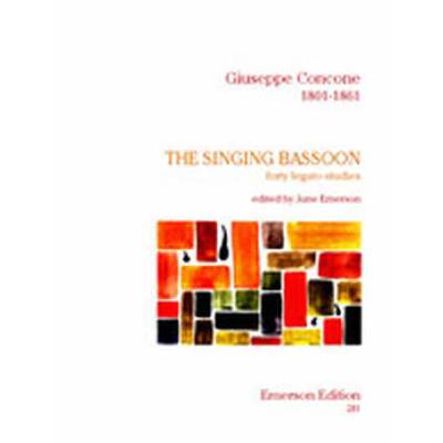 9790570403950 - The singing bassoon - 40 Legato Studies op 17