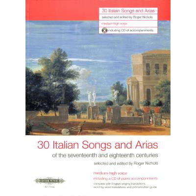 9790577085562 - 30 Italian songs + arias of the 17th + 18th centuries