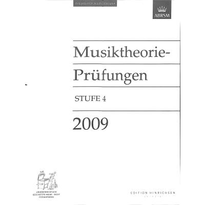 9790577088006 - Musiktheorie Prüfungen Stufe 4 2009