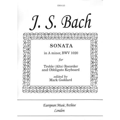 9790579990253 - Sonate a-moll BWV 1020