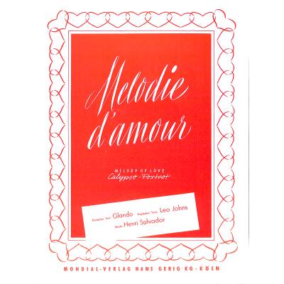 9790700000127 - Melodie damour (melody of love)