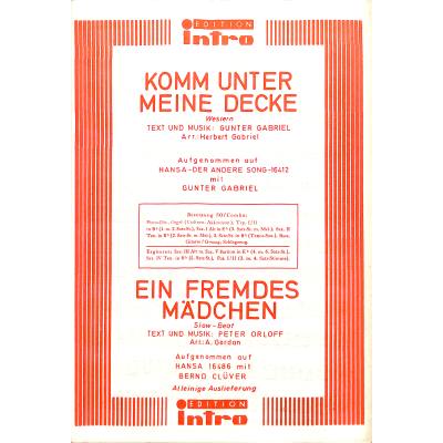 9790700079086 - Komm unter meine Decke