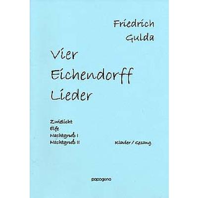 9790700080334 - 4 Eichendorff Lieder