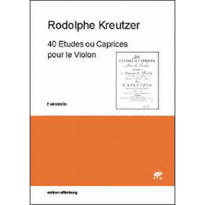 9790700241117 - 40 Etudes ou Caprices pour le violon