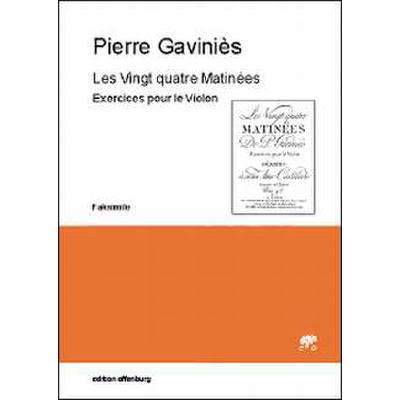 9790700241124 - 24 Matinees - exercices pour le violon