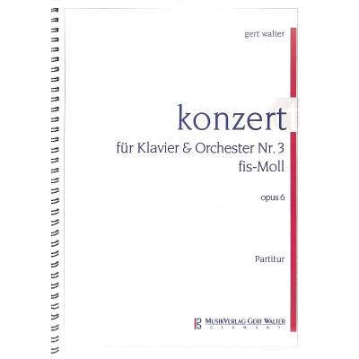 9790700299088 - KONZERT 3 FIS-MOLL OP 6