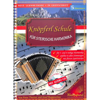 9790700371029 - Knöpferl Schule für Steirische Harmonika 1 (5 Fingersatz)