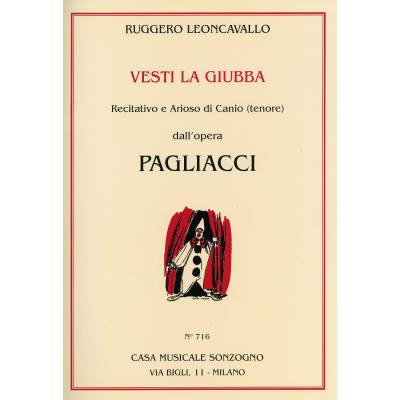 9790705005677 - Vesti la giubba (aus Pagliacci Bajazzo)