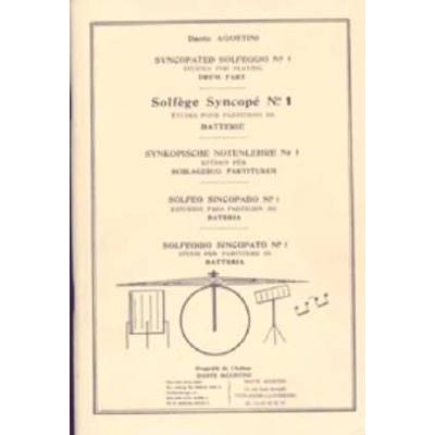 9790707005088 - Solfege syncope 1 - etudes pour partitions de batterie