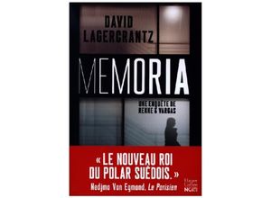 9791033912071 - Memoria - David Lagercrantz Kartoniert (TB)