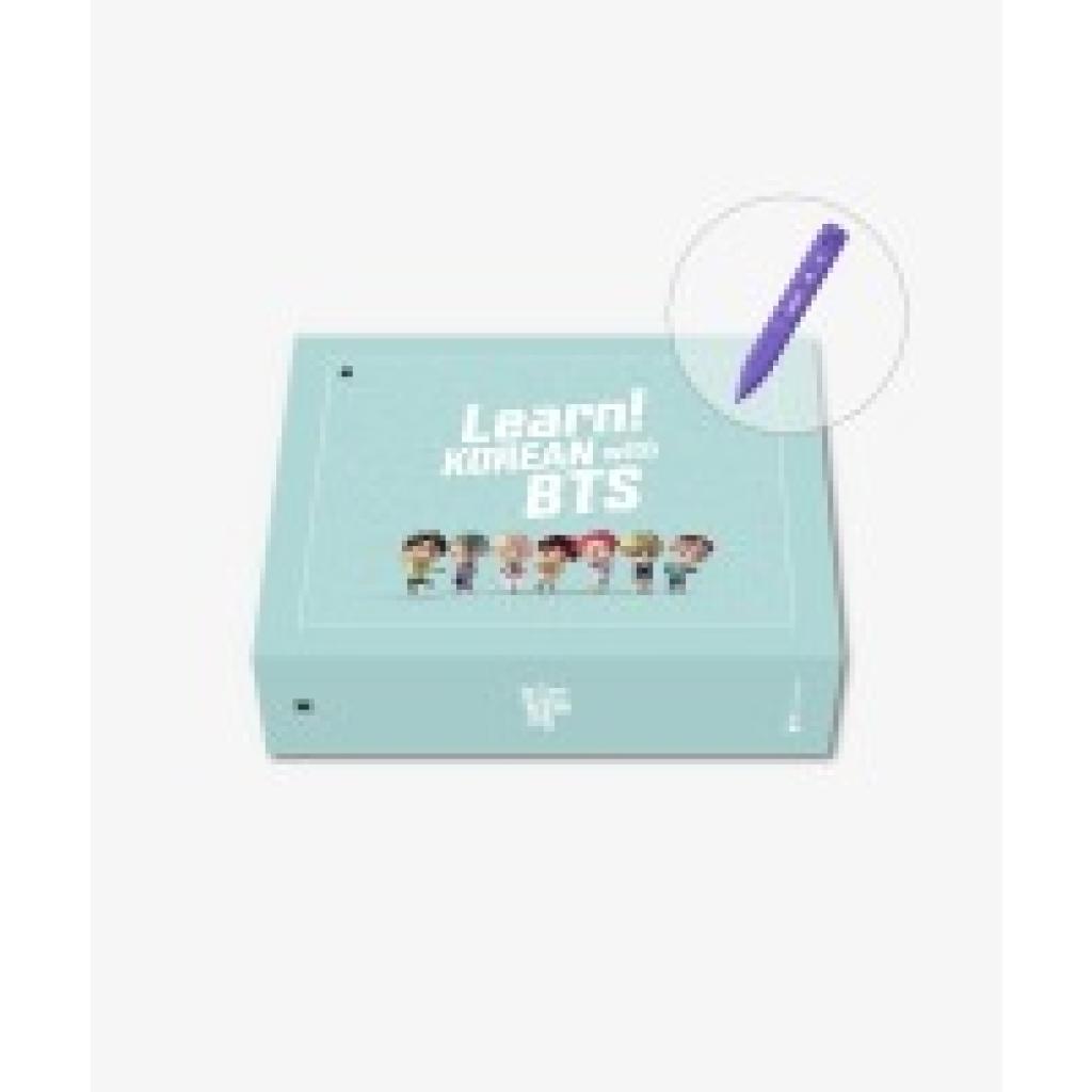 9791190996402 - Learn! KOREAN With BTS | 4-Book Set | With Motipen | Korean Learning for Basic Learners | With Korean Keyboard Stickers