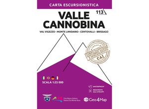 9791281223059 - 113 Valle Cannobina Karte (im Sinne von Landkarte)