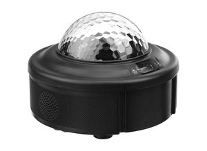 9795002426002 - Augienb - led Nachtlicht Projektor dc 5V 12W mit Fernbedienung Musik Bluetooth Lautsprecher Sternenlicht Agito