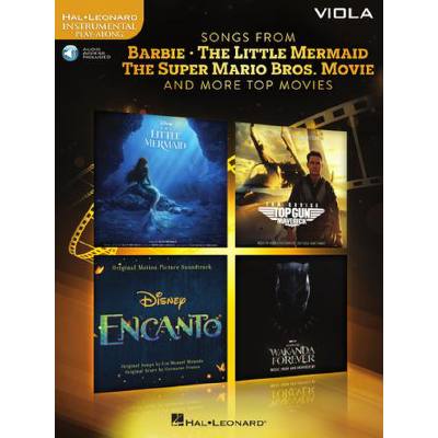 9798350111637 - Songs from Barbie The little mermaid The super Mario Bros Movie and more top movies