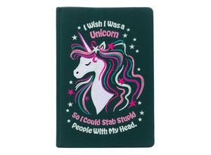 9798886634822 - I Wish I Was A Unicorn Embroidered Journal - Insight Editions Leinen