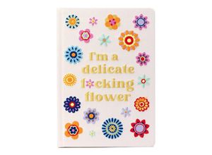 9798886634839 - Im a Delicate F*cking Flower Embroidered Journal - Insight Editions Gebunden