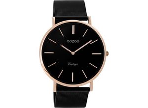 9879012520001 - Quarzuhr OOZOO C8869 Armbanduhren schwarz Damen Quarzuhren Armbanduhr Damenuhr