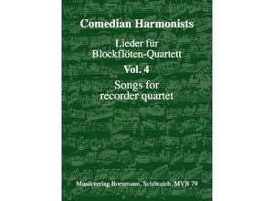 9990000018727 - Lieder für Blockflöten-Quartett Band 4 - Comedian Harmonists