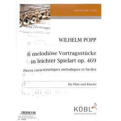 9990000561810 - 6 melodiöse vorträgsstücke in leichter Spielart op 469