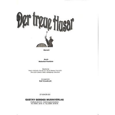 9990050572965 - Der treue Husar