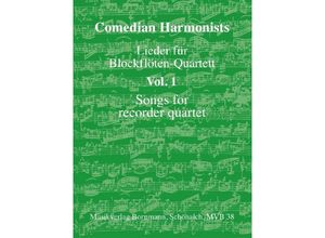 9990050692823 - Lieder für Blockflöten-Quartett Band 1 - Comedian Harmonists