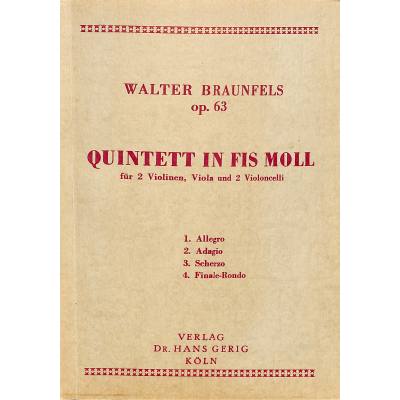 9990051426533 - Quintett fis-moll op 63