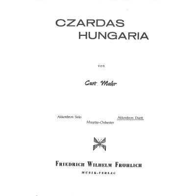 9990090817347 - Czardas hungaria